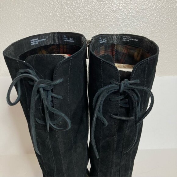 Born Cotto Suede Leather Knee High Tall Boots 10 - Picture 7 of 15